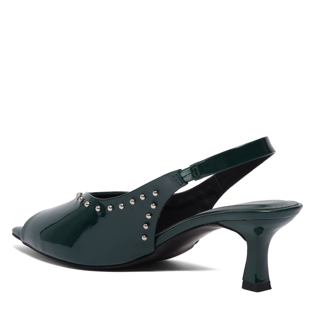 Wreath Studded Heels