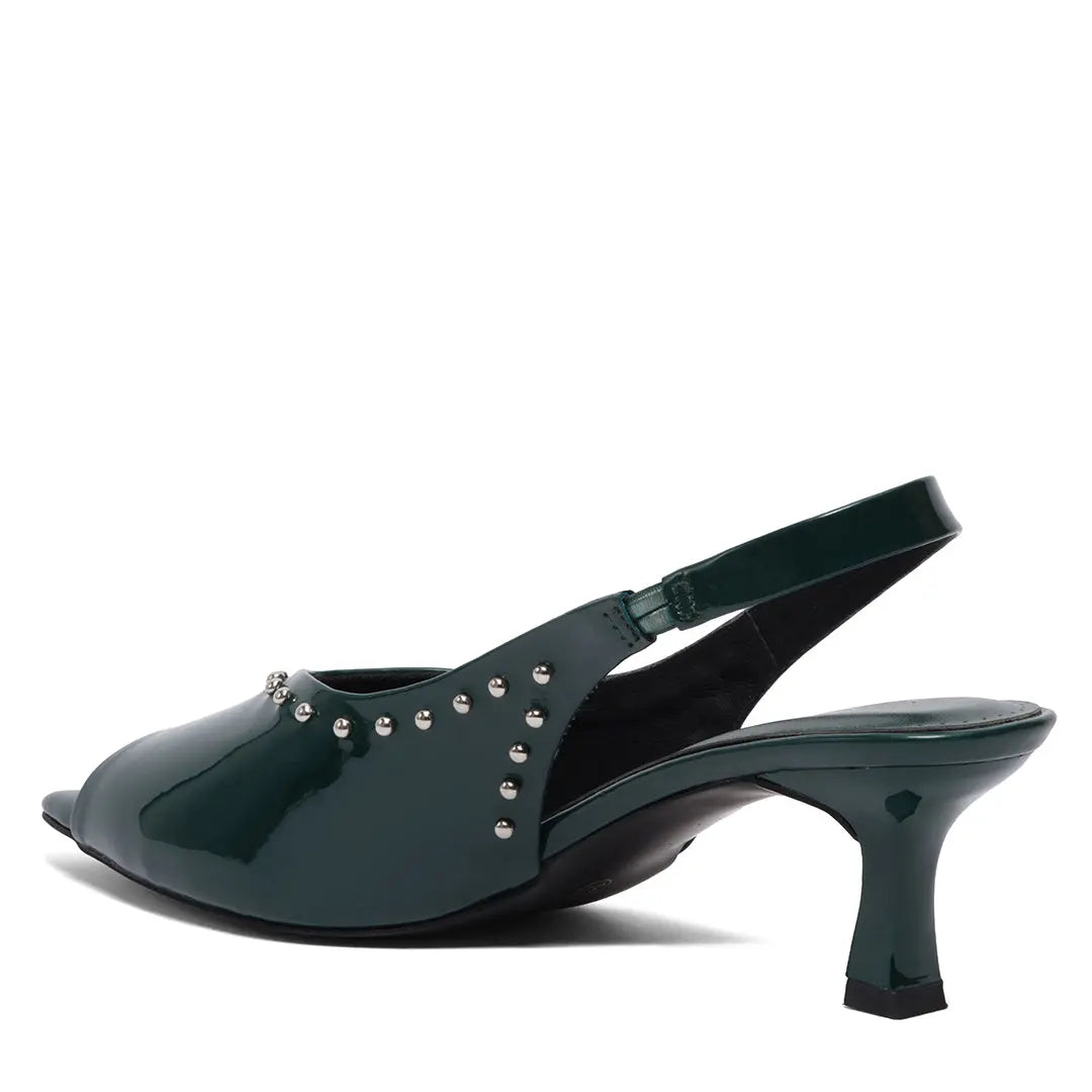 Wreath Studded Heels Bless Corporation