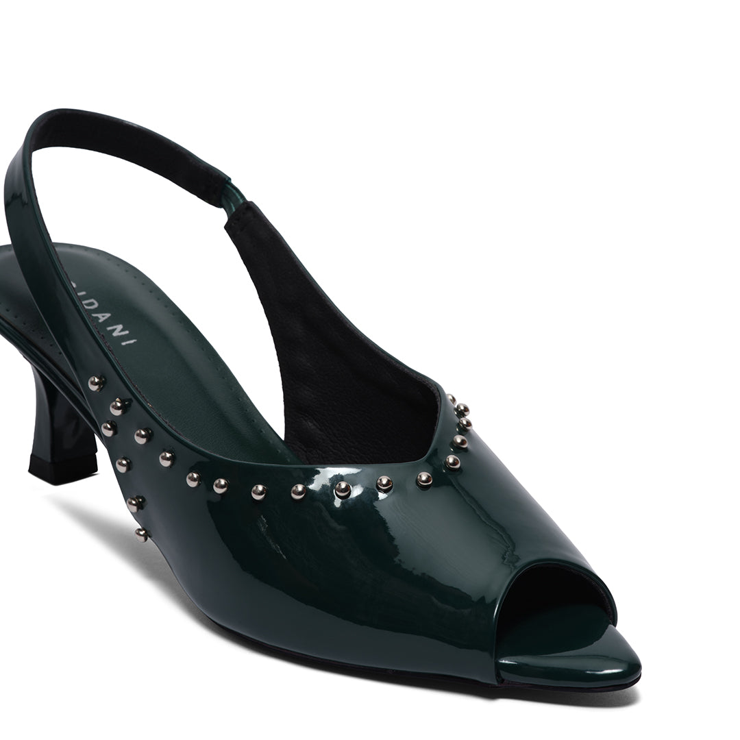 Wreath Studded Heels