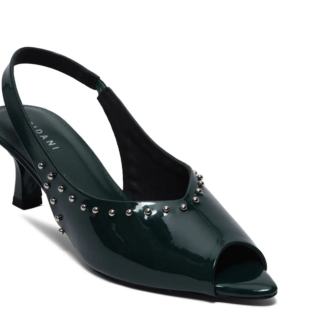 Wreath Studded Heels Bless Corporation