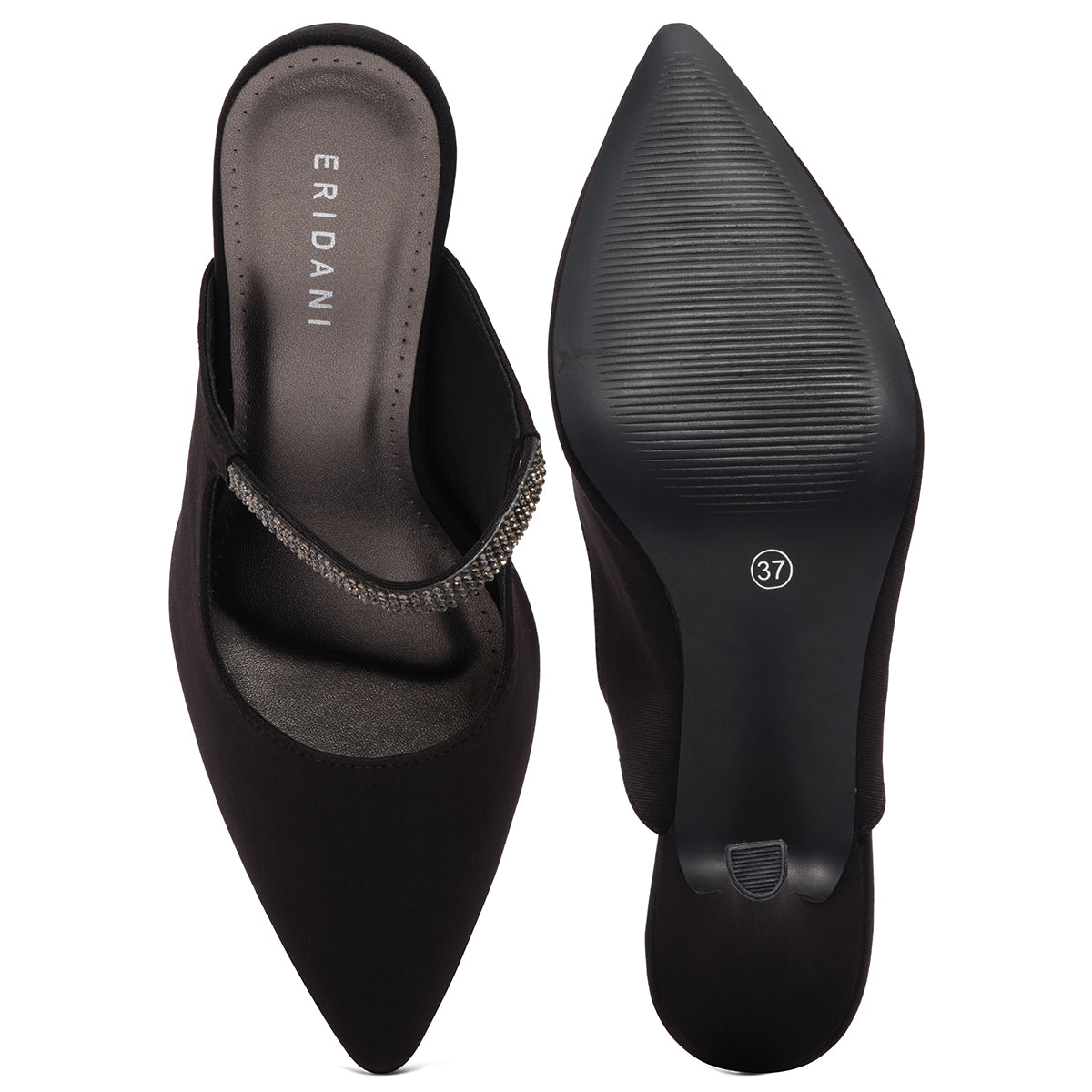 Yuletide Stiletto Mules