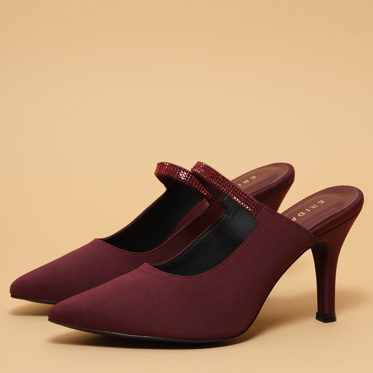 Yuletide Stiletto Mules