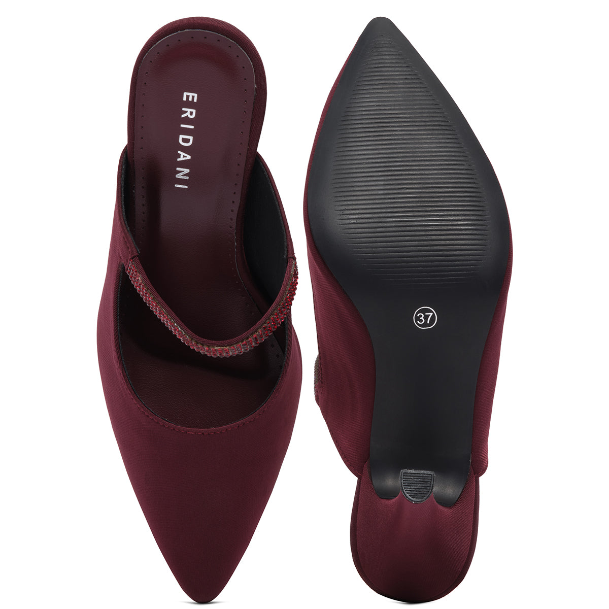 Yuletide Stiletto Mules