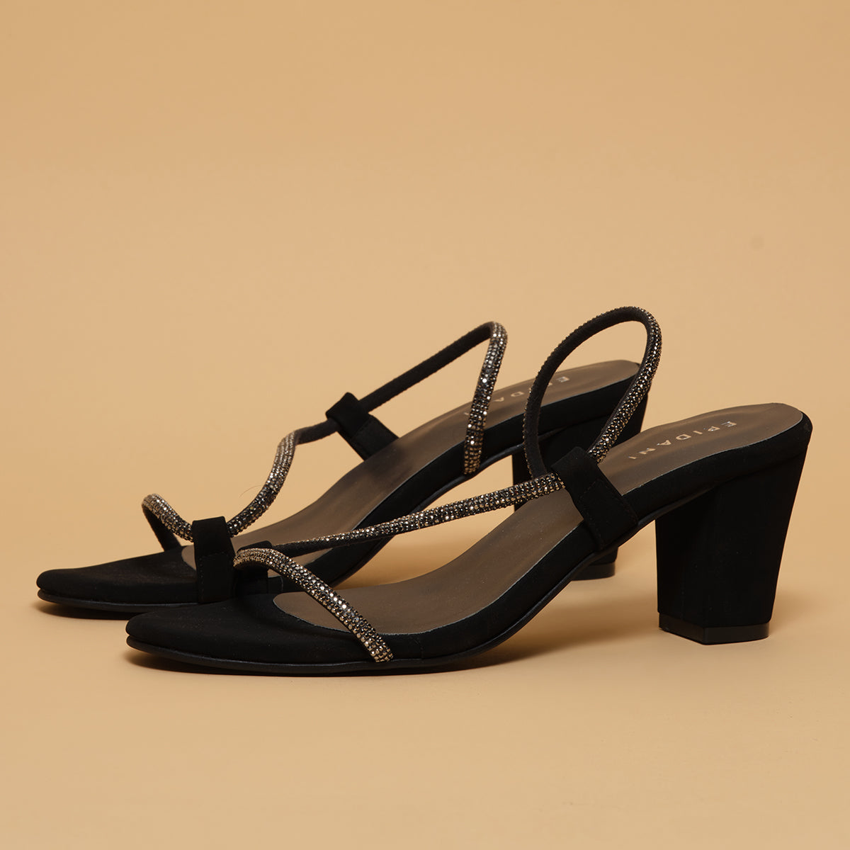 Yuna Rhinestone Sandals