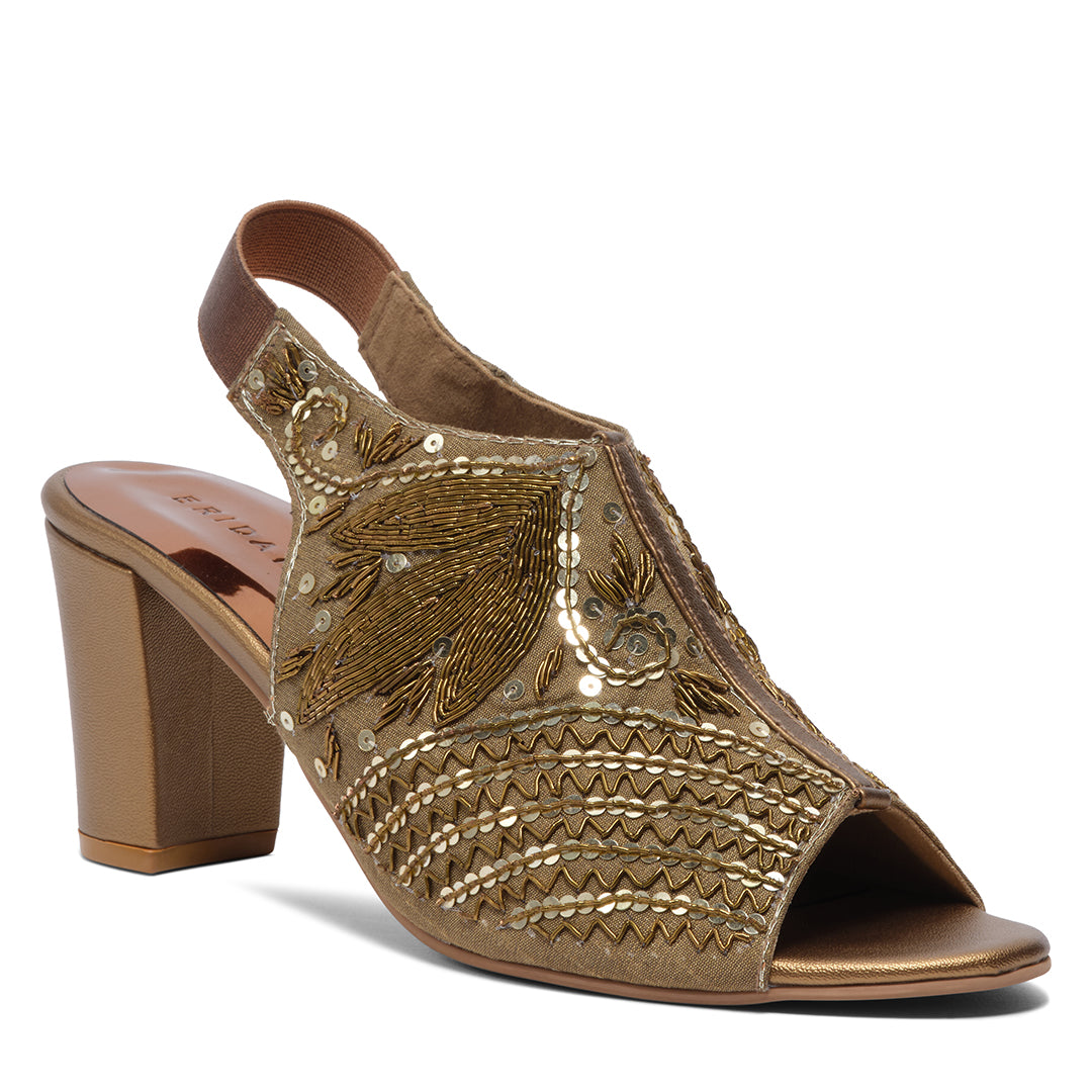 Zaisha Embroidered Heels