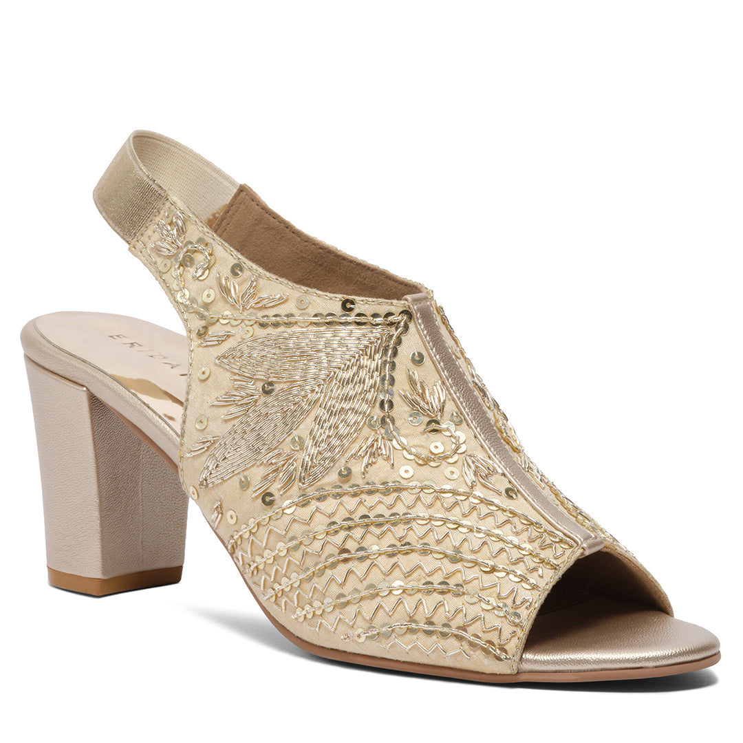 Zaisha Embroidered Heels