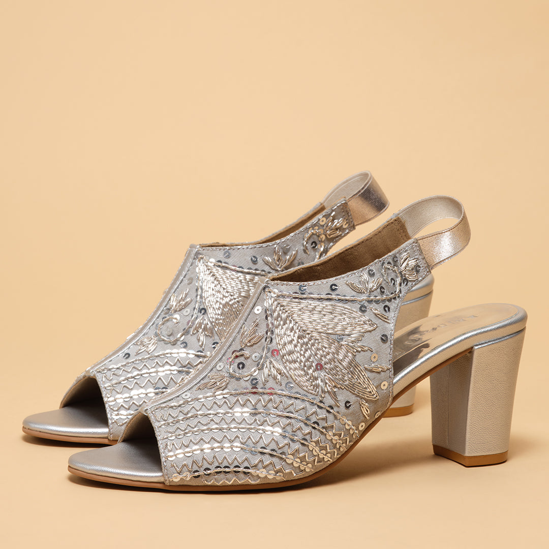 Zaisha Embroidered Heels
