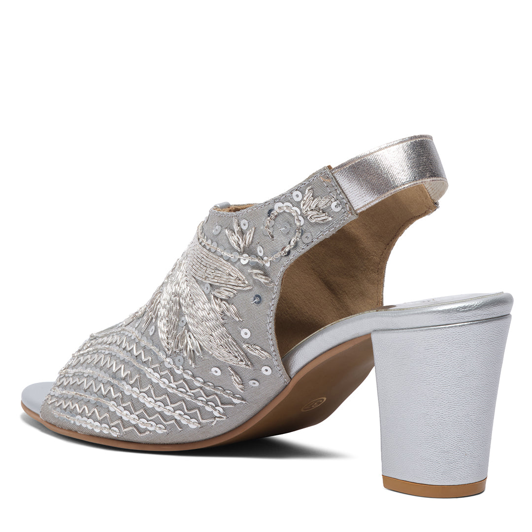 Zaisha Embroidered Heels