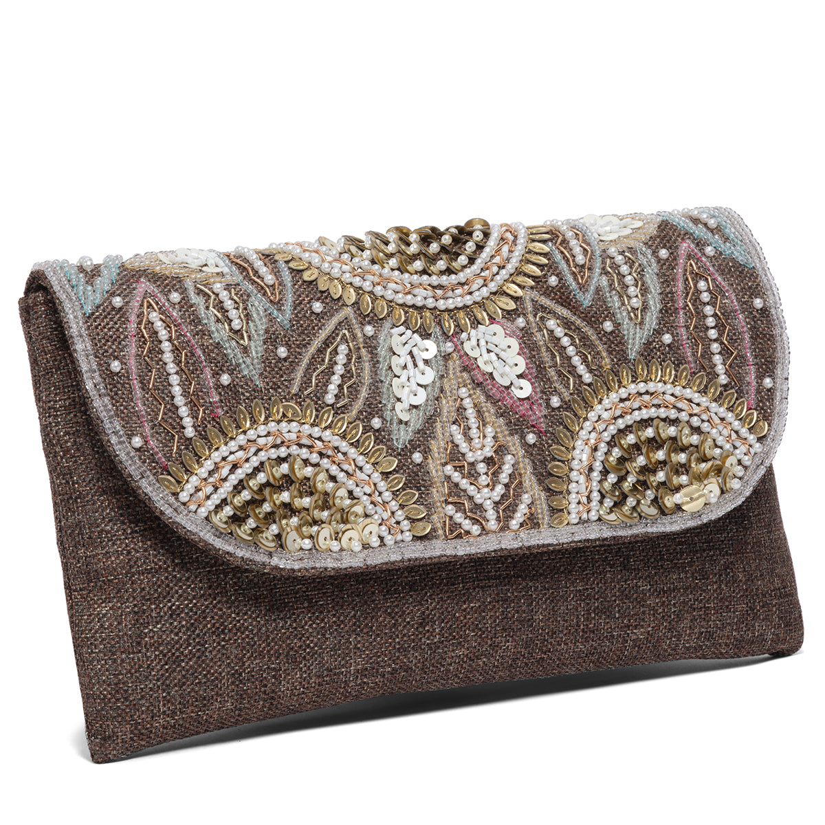 Zareen Embroidered Clutch