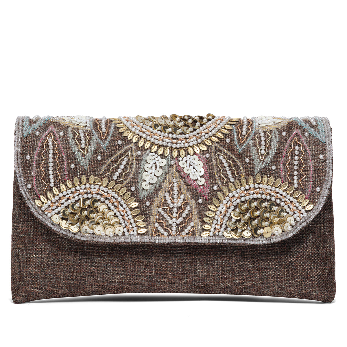 Zareen Embroidered Clutch