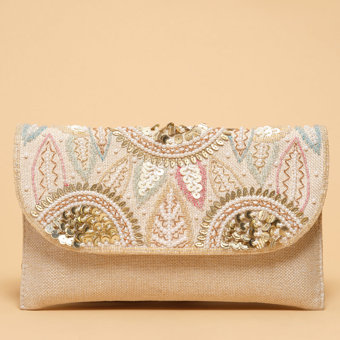 Zareen Embroidered Clutch