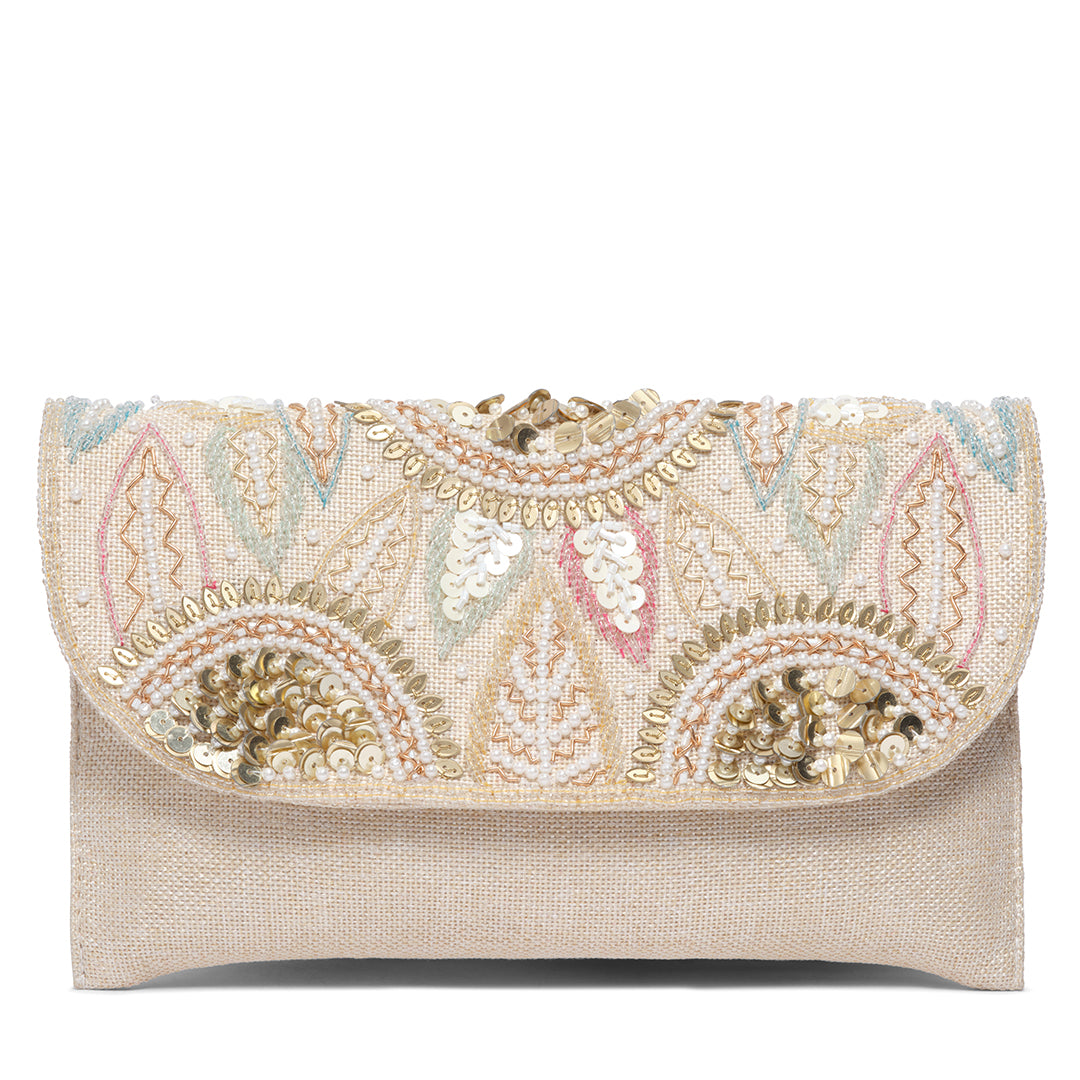 Zareen Embroidered Clutch