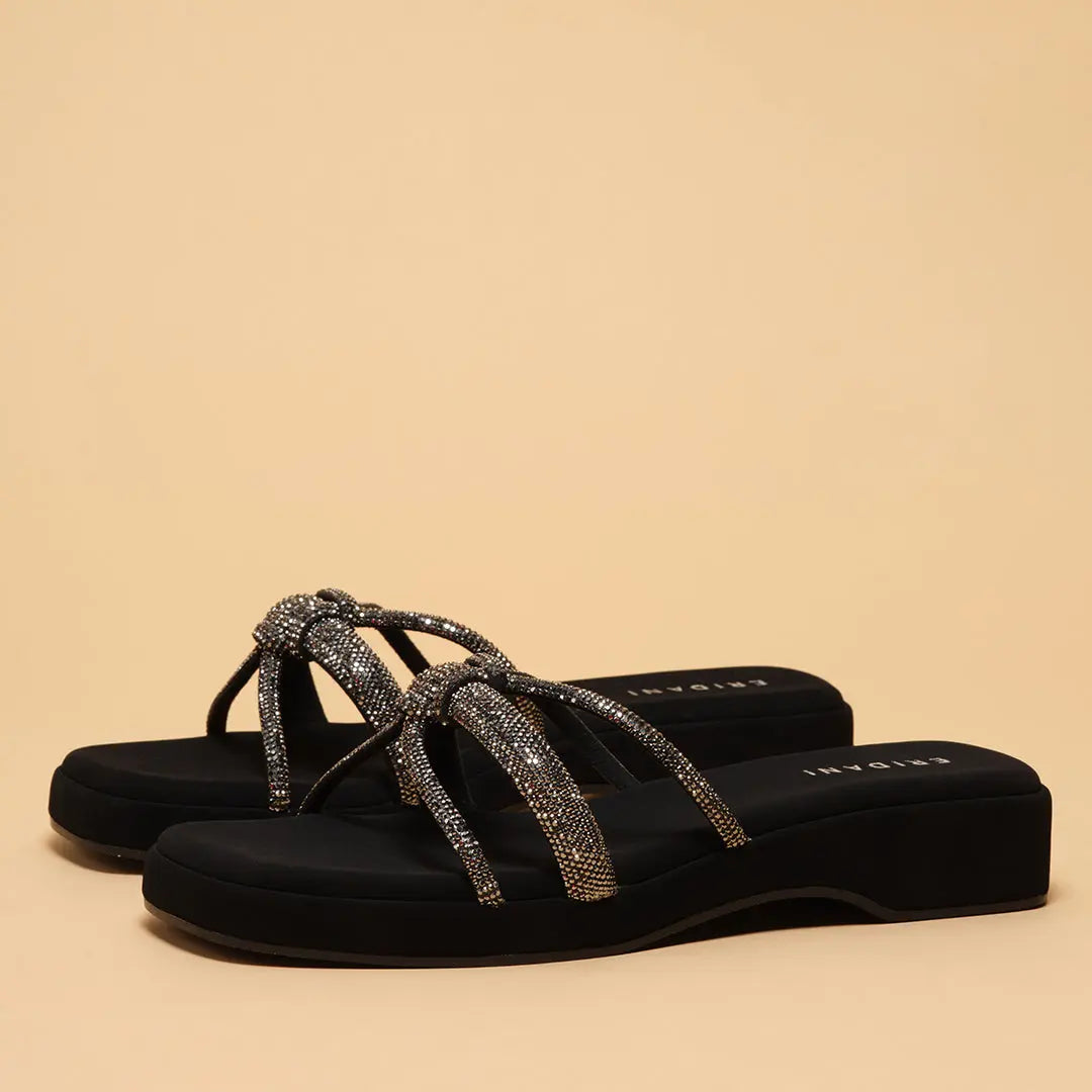 Zayla Embellished Wedges Regina Footwear