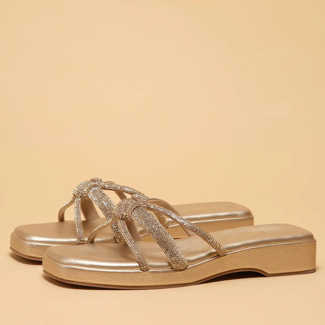 Zayla Embellished Wedges Regina Footwear