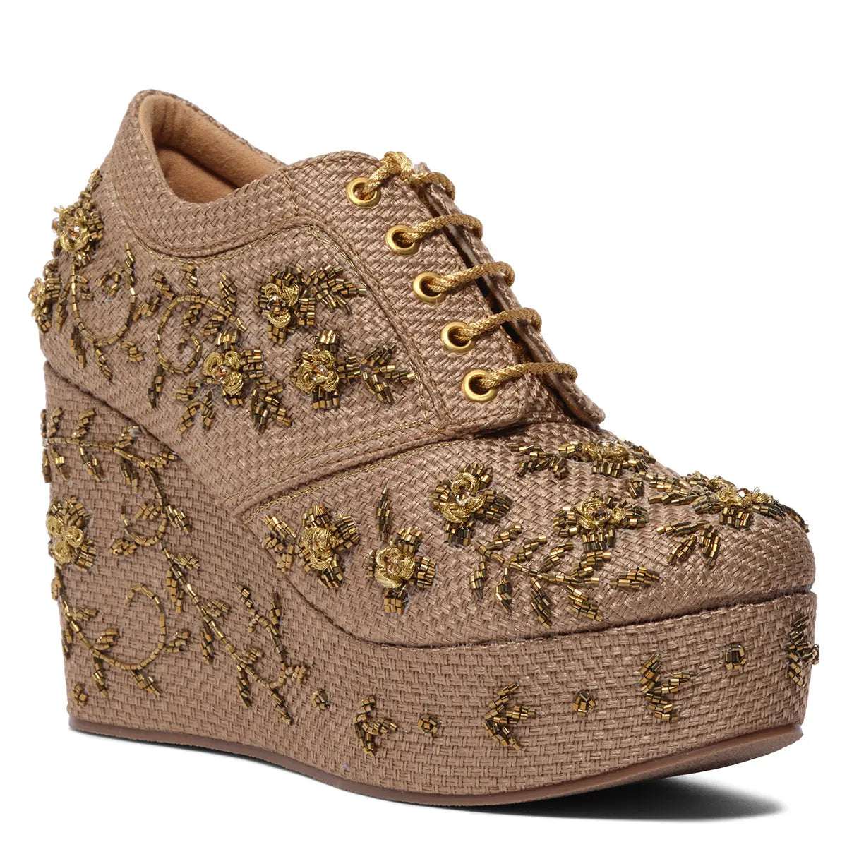 Ziya Embroidered Sneakers Diamond Footwear