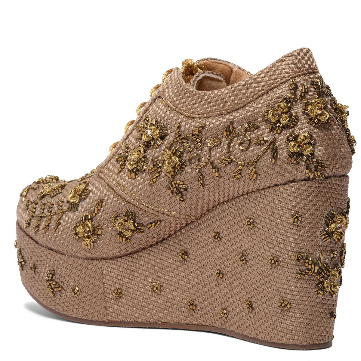 Ziya Embroidered Sneakers Diamond Footwear