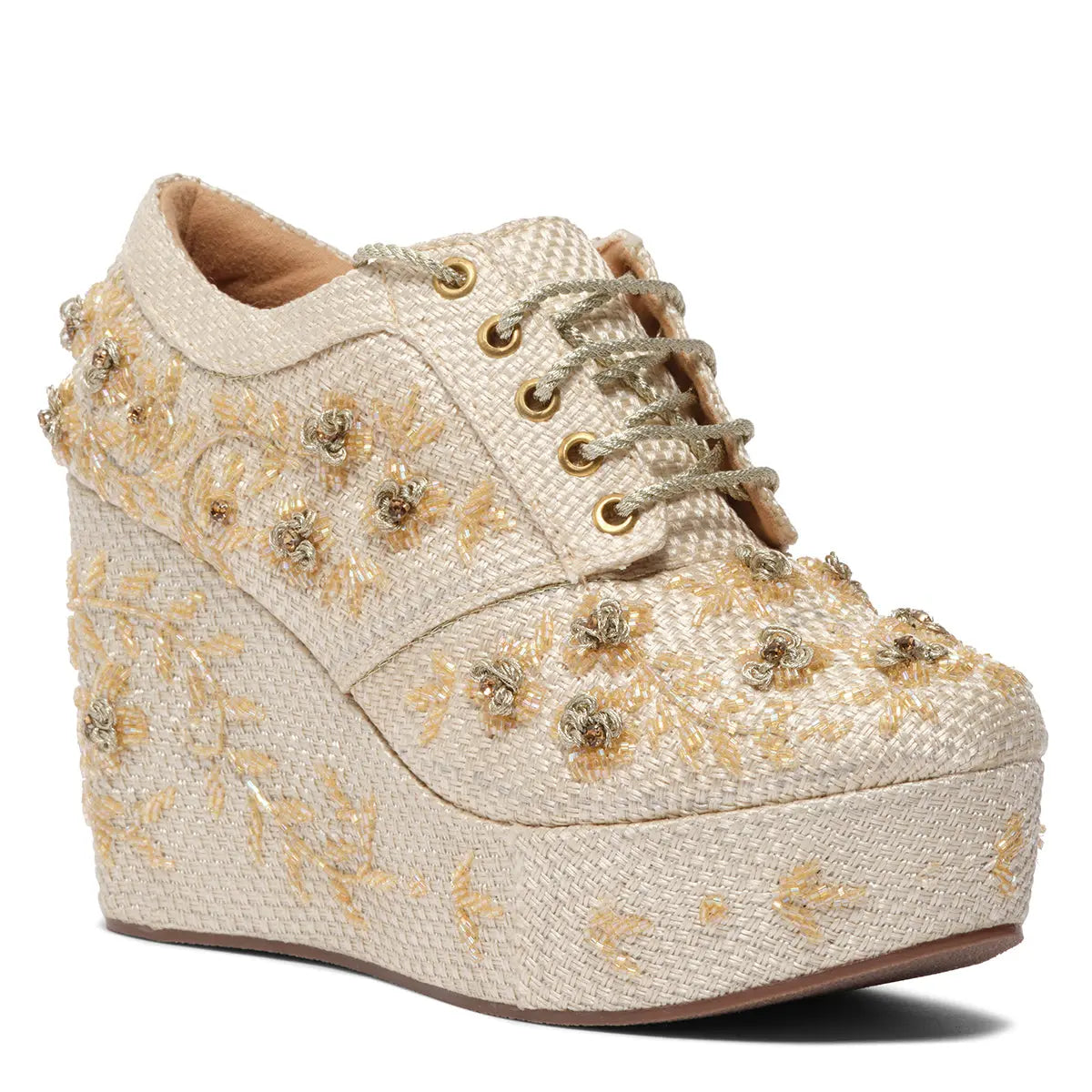Ziya Embroidered Sneakers Diamond Footwear