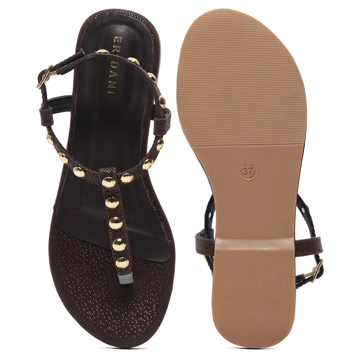 Zyla Studded Flats Ahmad Arts