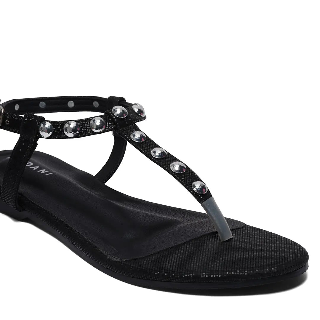 Zyla Studded Flats Ahmad Arts