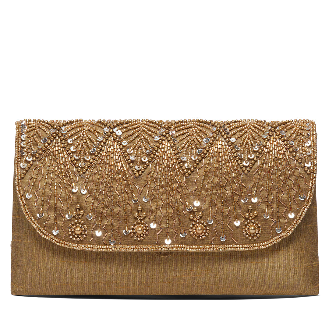 Zyrah Embroidered Clutch