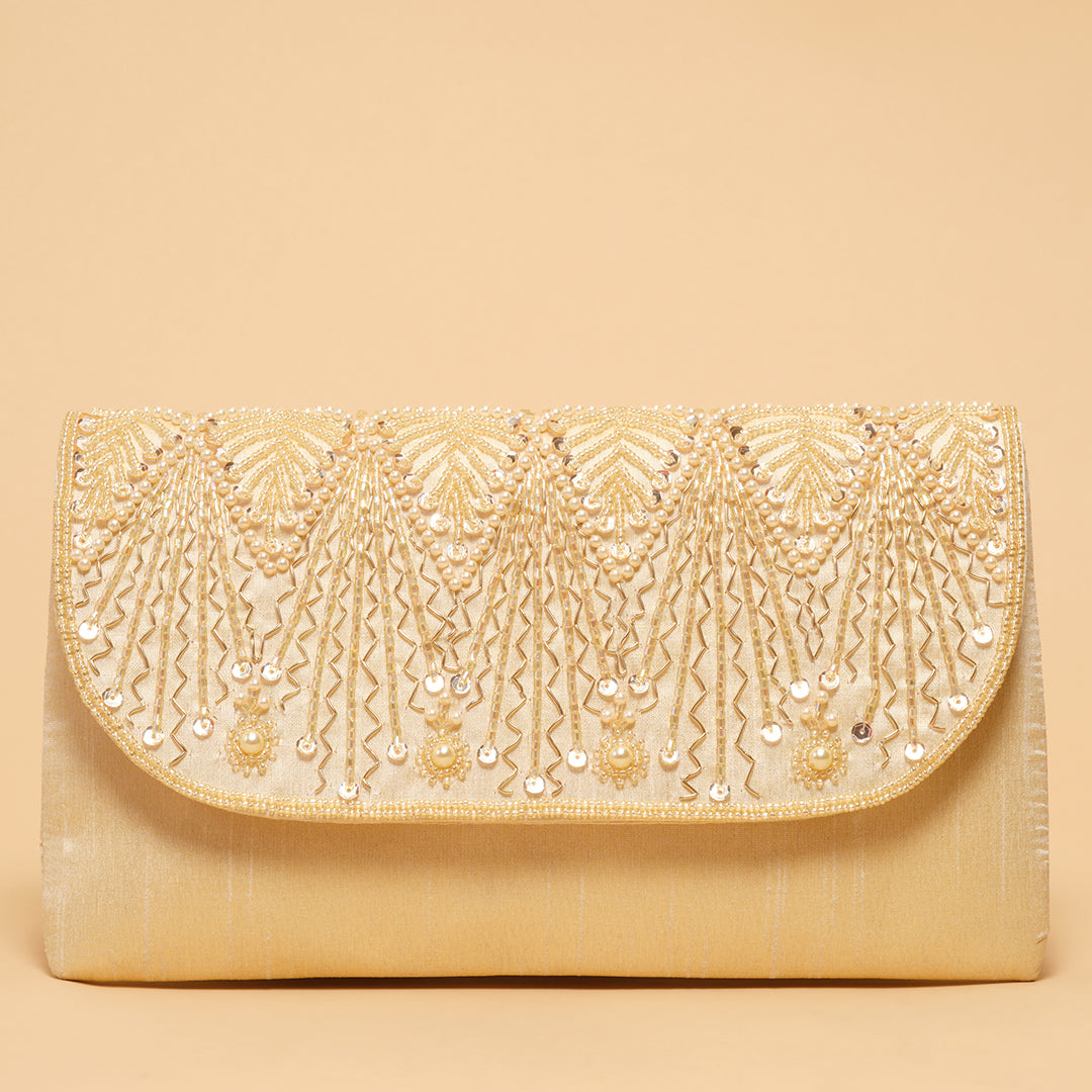Zyrah Embroidered Clutch