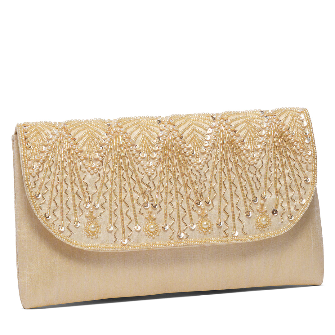 Zyrah Embroidered Clutch
