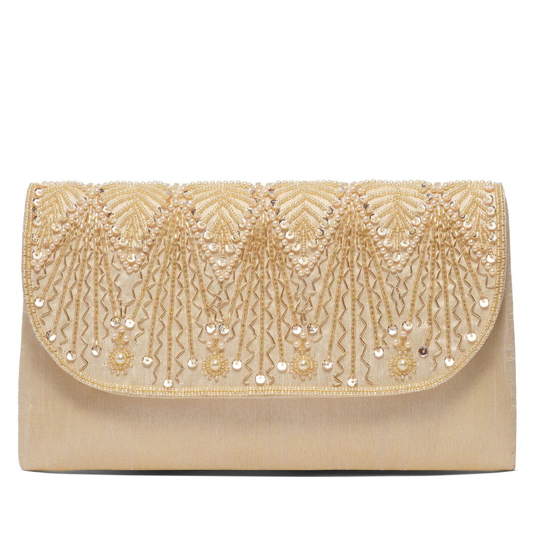 Zyrah Embroidered Clutch