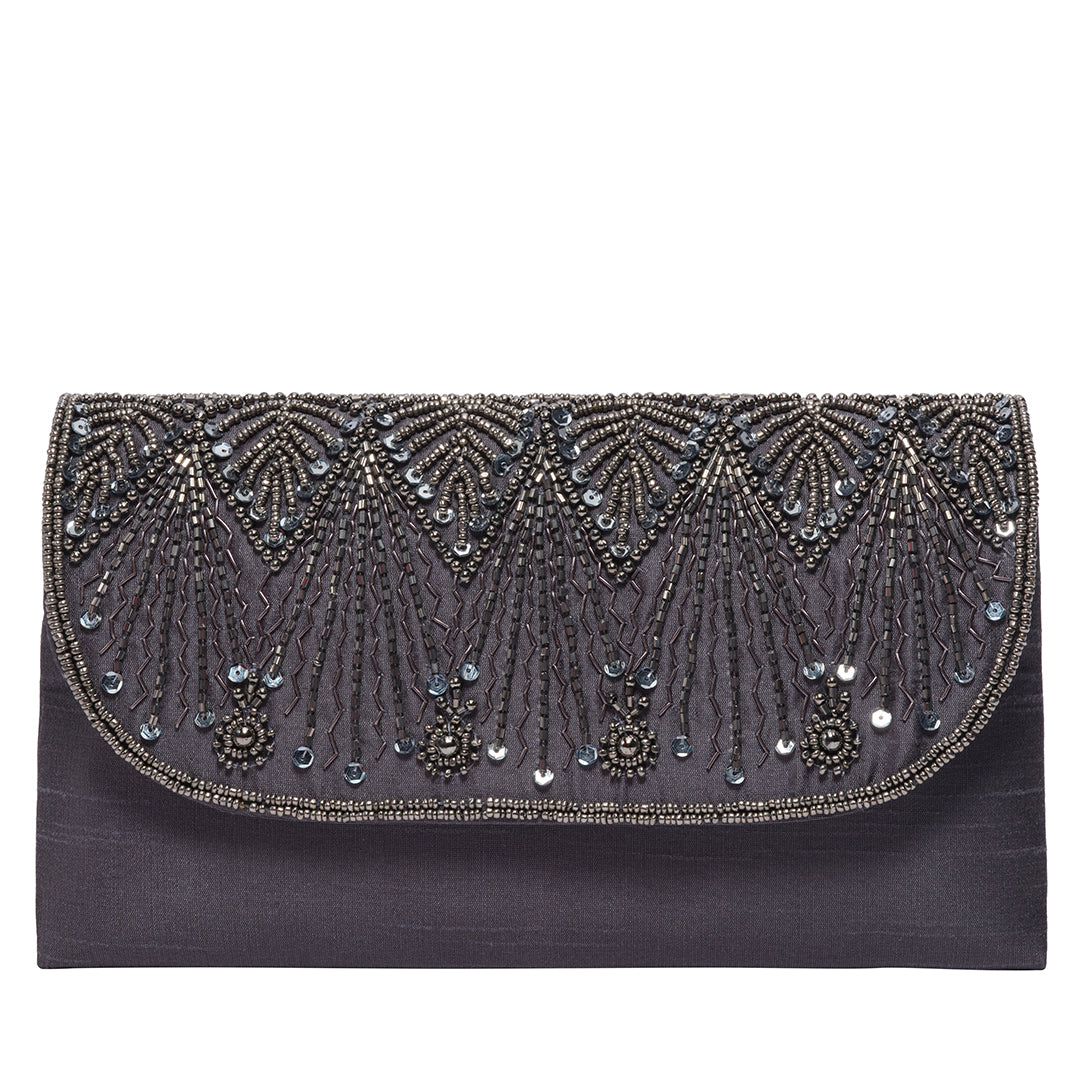 Zyrah Embroidered Clutch