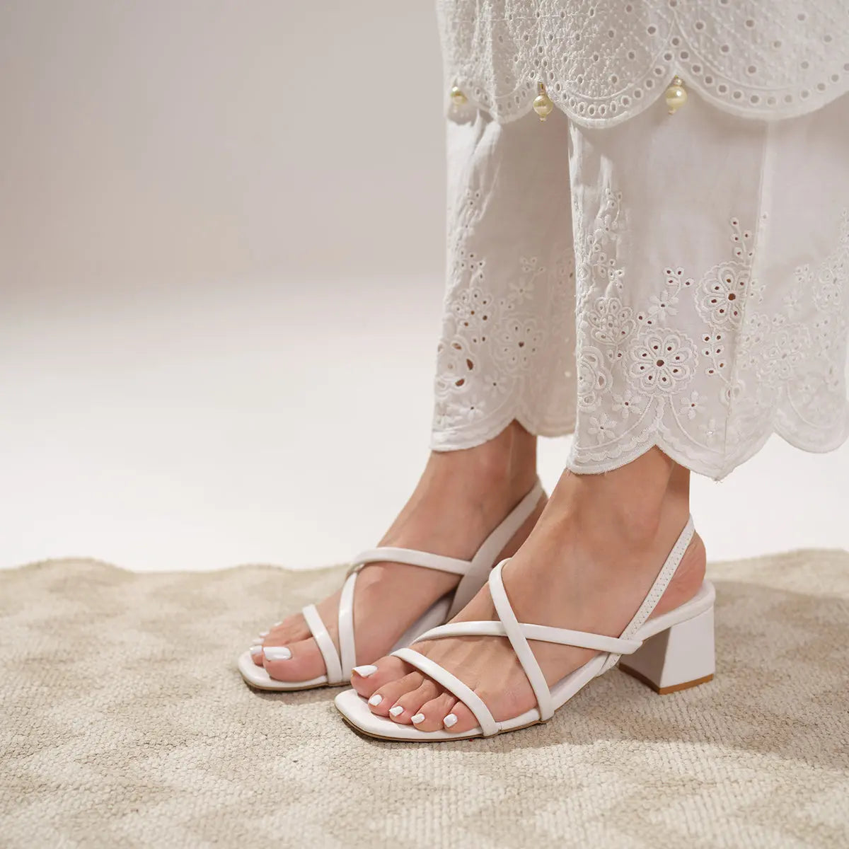 Seren Strappy Heels KM Footwear