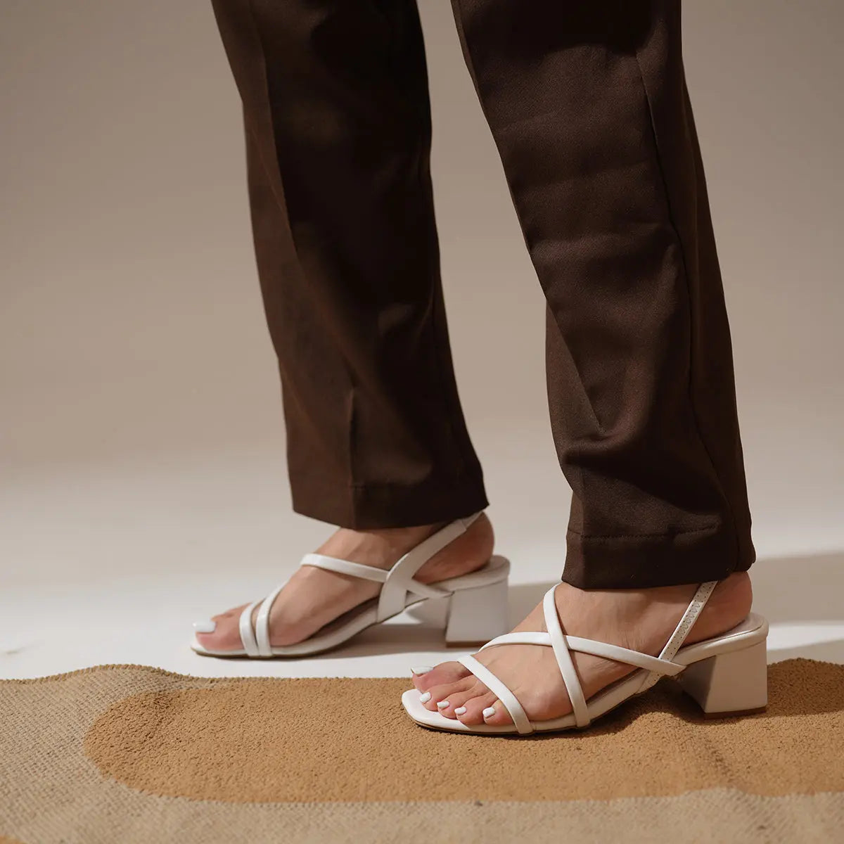 Seren Strappy Heels KM Footwear