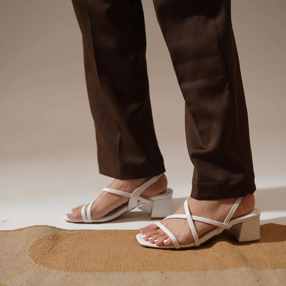 Seren Strappy Heels KM Footwear