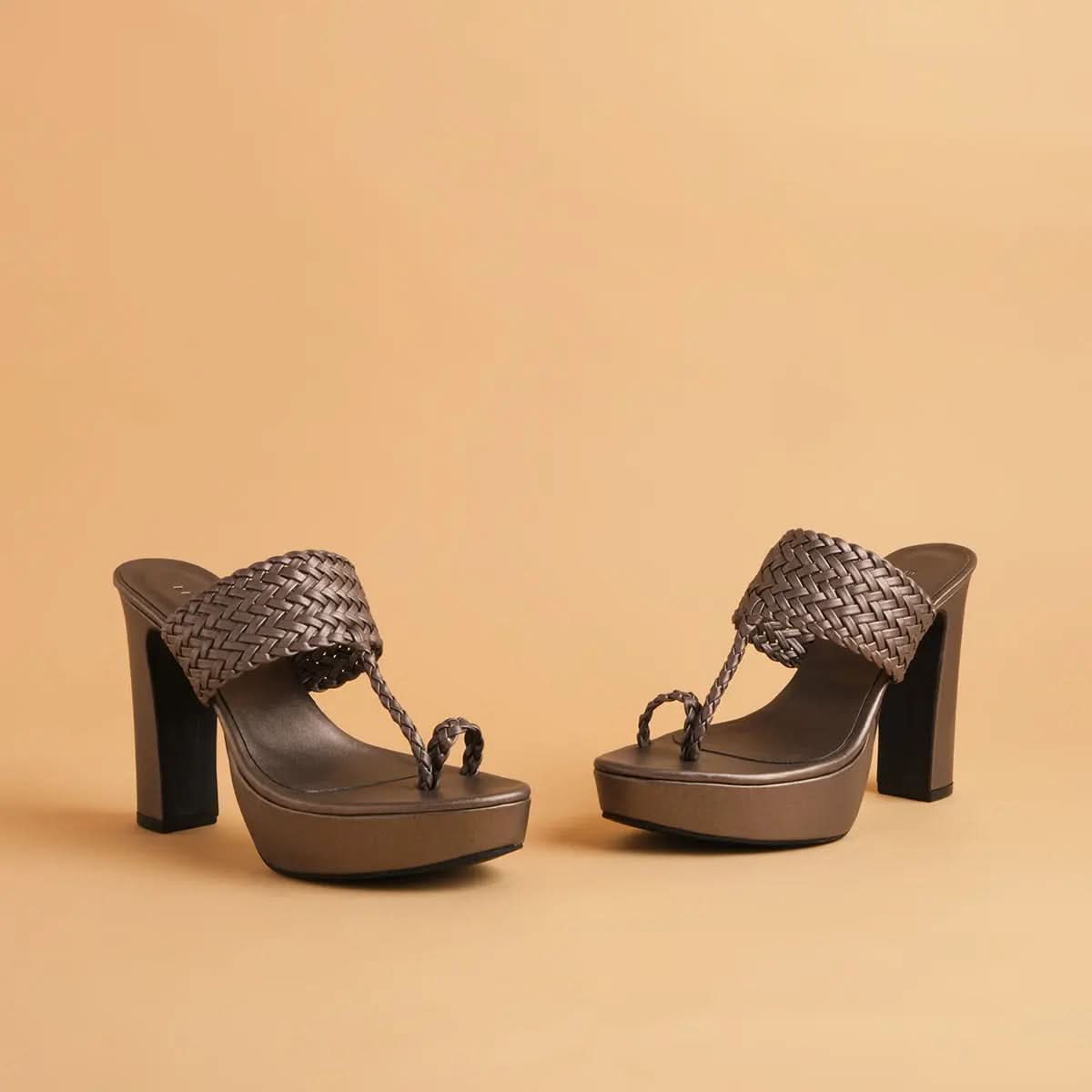 Frida Kolhapuri Heels National Shoes