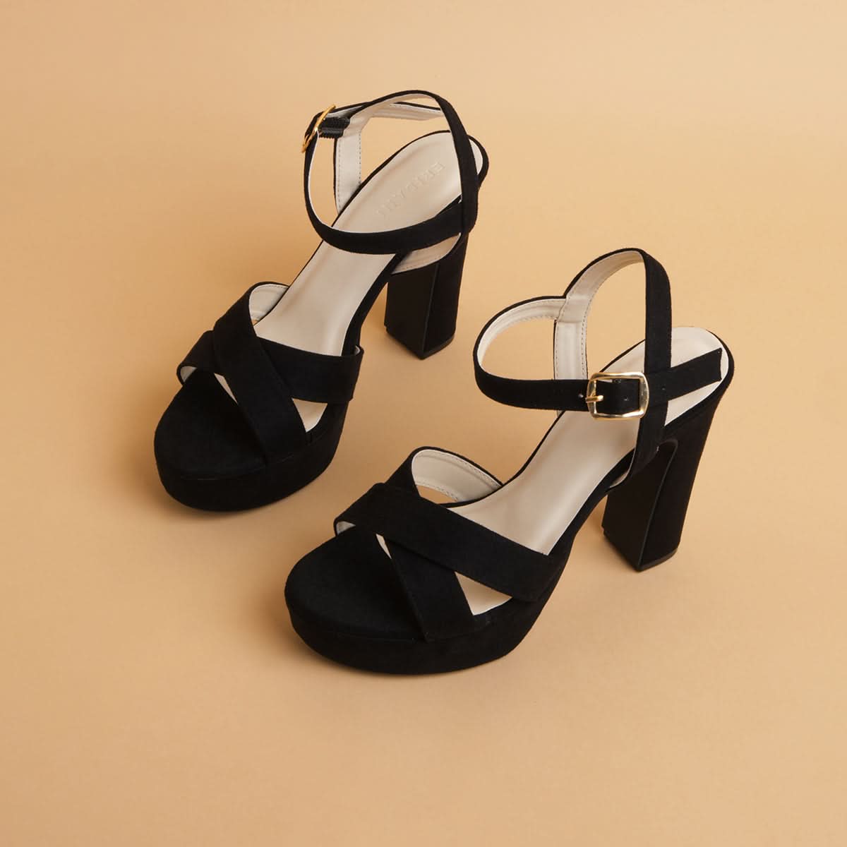 Veronic Criss-Cross Heels National Shoes Eridani