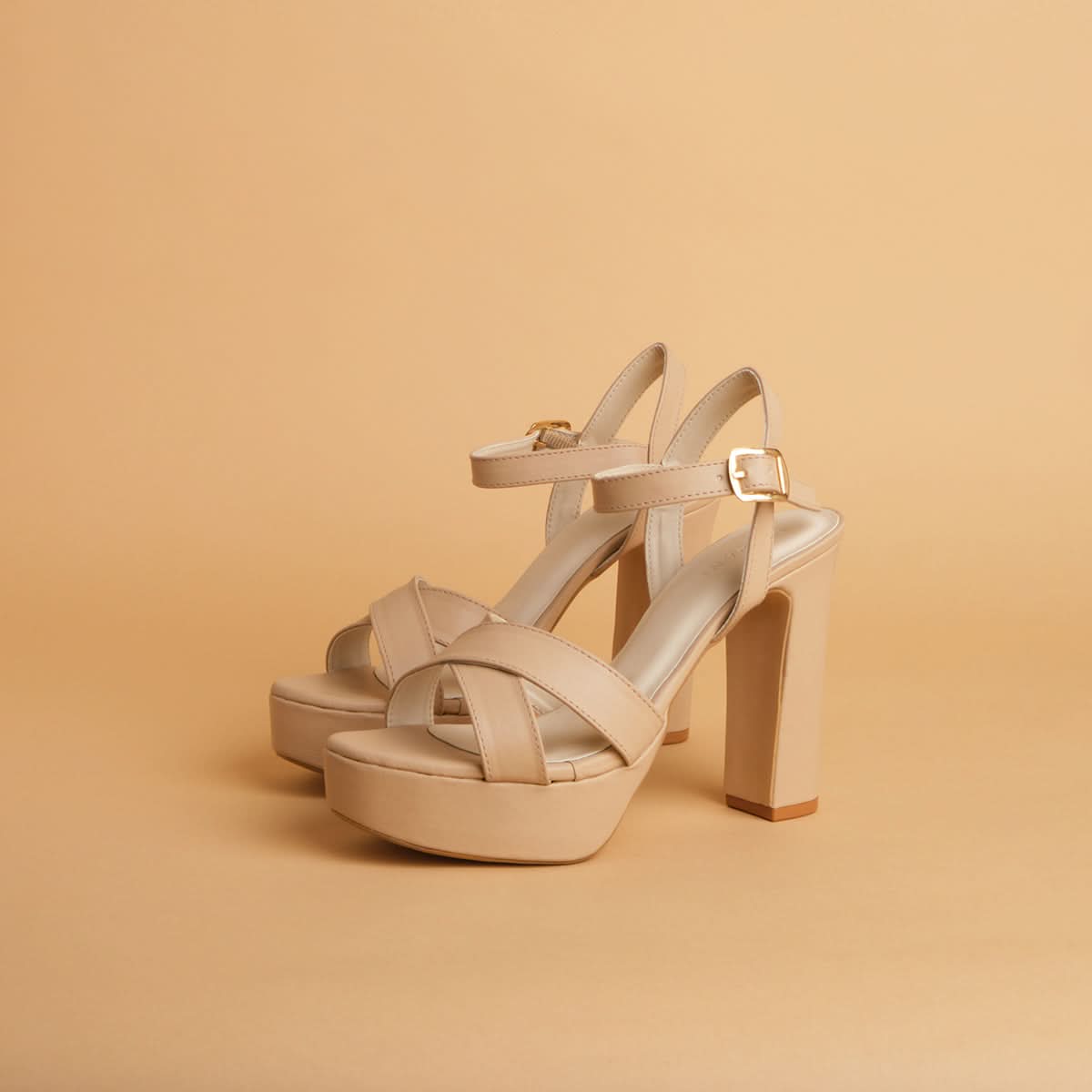 Veronic Criss-Cross Heels National Shoes Eridani