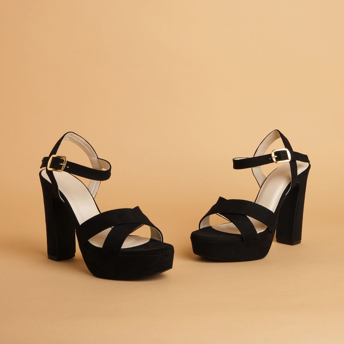 Veronic Criss-Cross Heels National Shoes Eridani