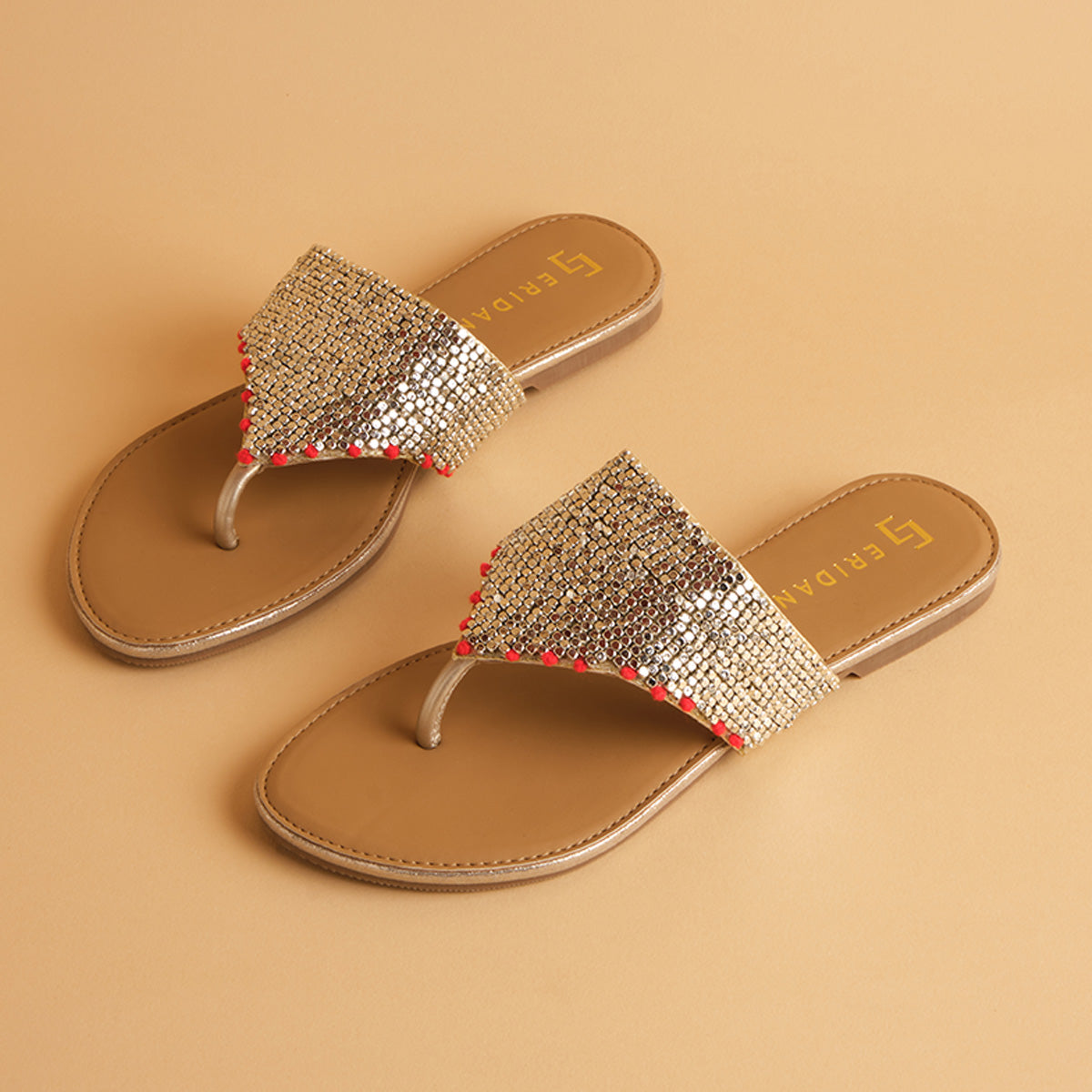 Aimee Embroidered Flats