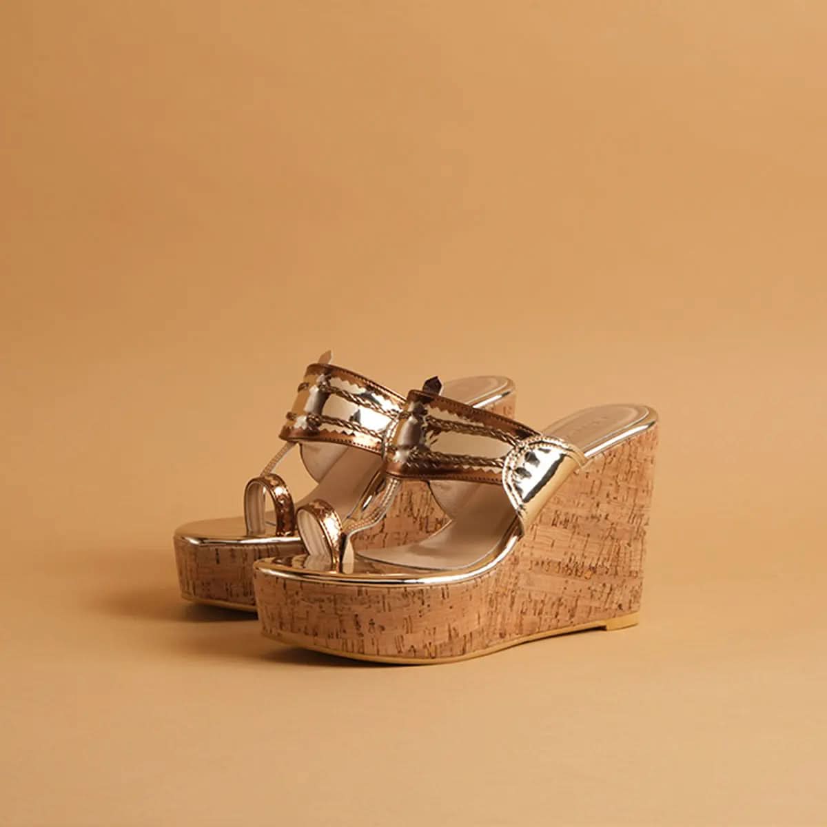 Rosa Kolhapuri Wedges AF Shoe Co