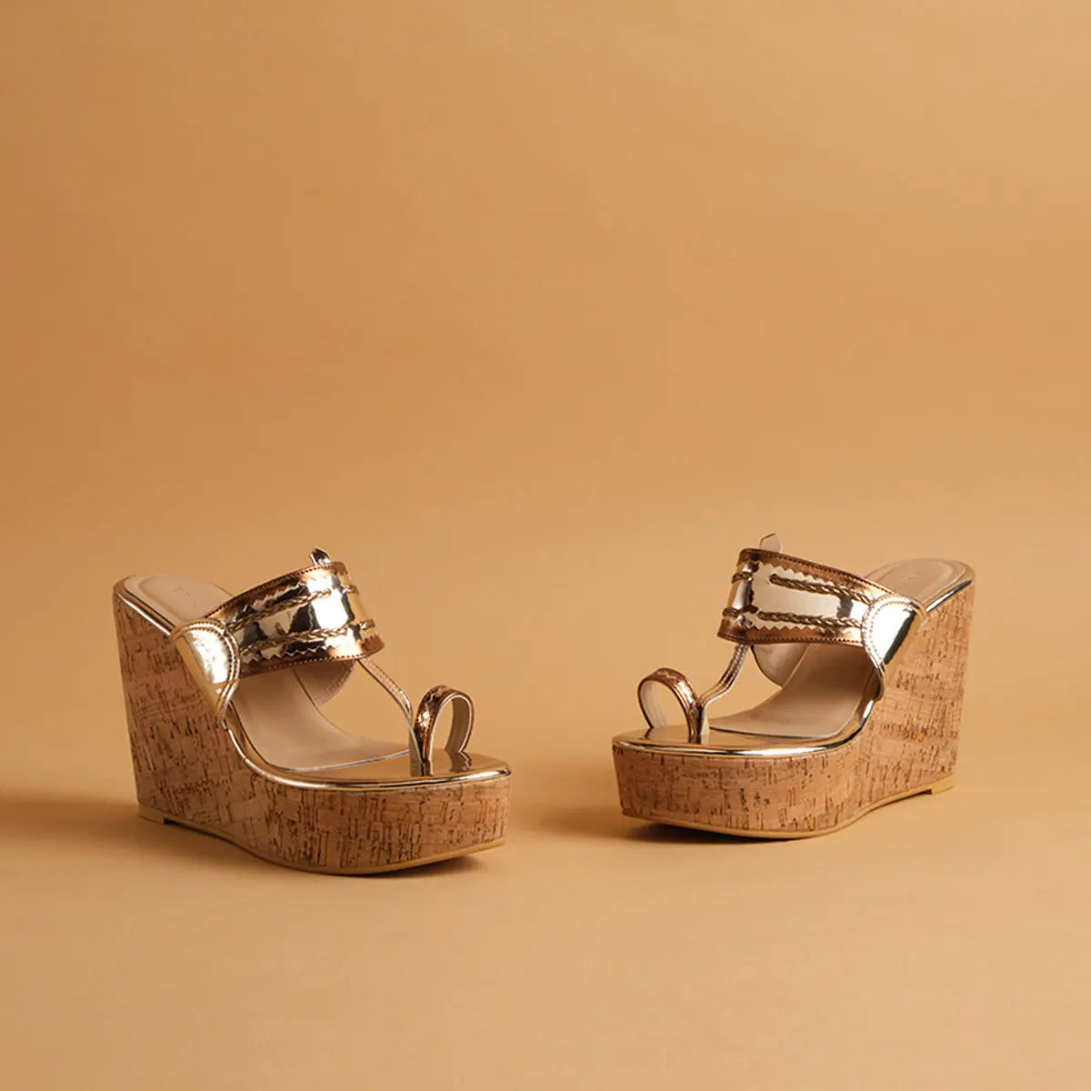 Rosa Kolhapuri Wedges AF Shoe Co