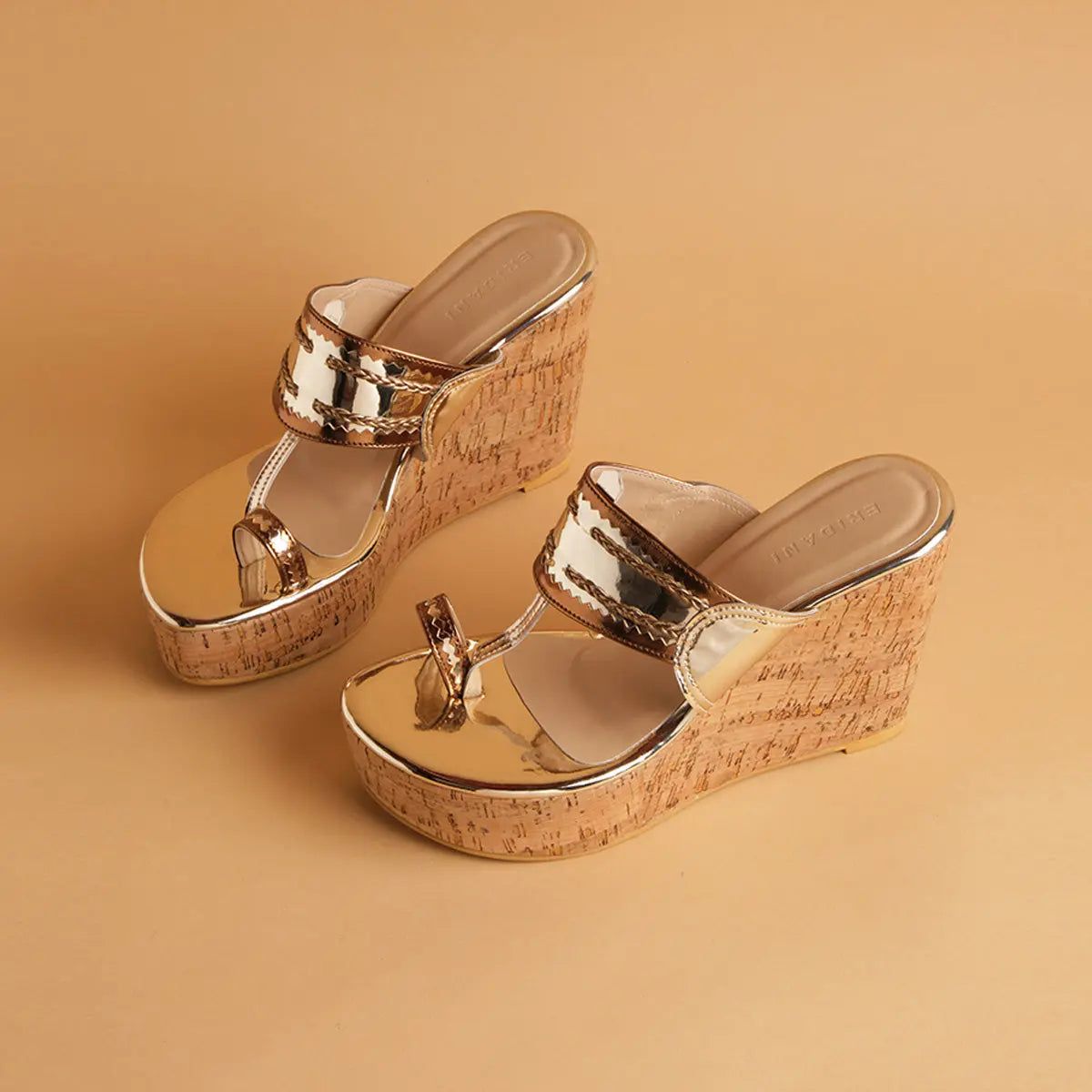 Rosa Kolhapuri Wedges AF Shoe Co