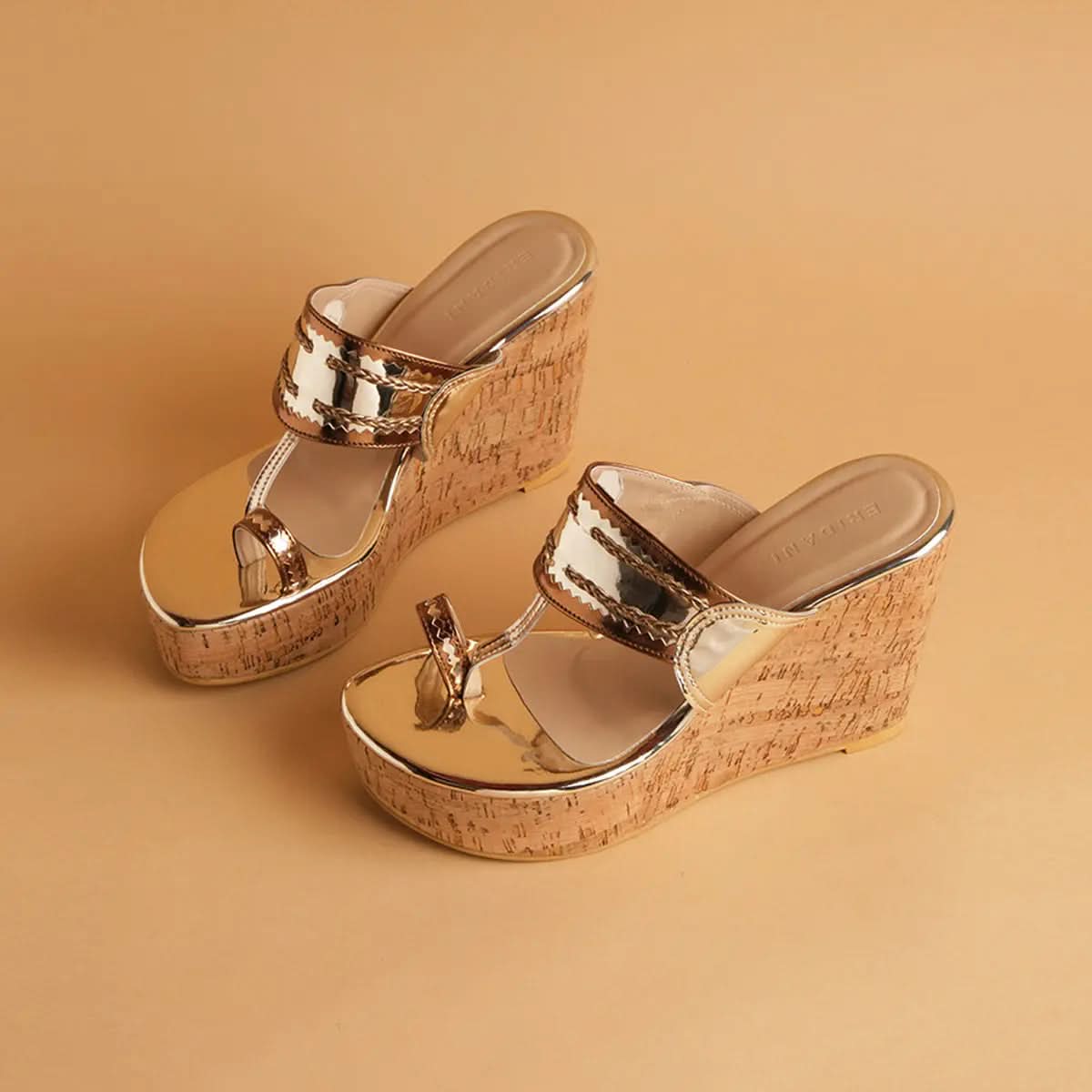 Rosa Kolhapuri Wedges AF Shoe Co
