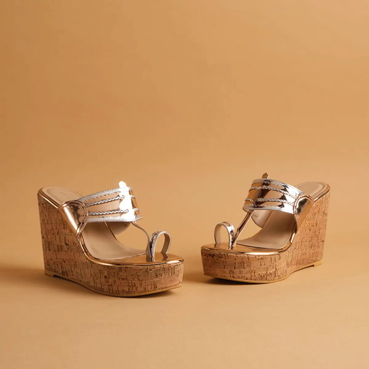 Rosa Kolhapuri Wedges AF Shoe Co