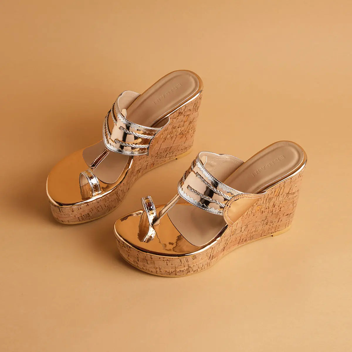 Rosa Kolhapuri Wedges AF Shoe Co