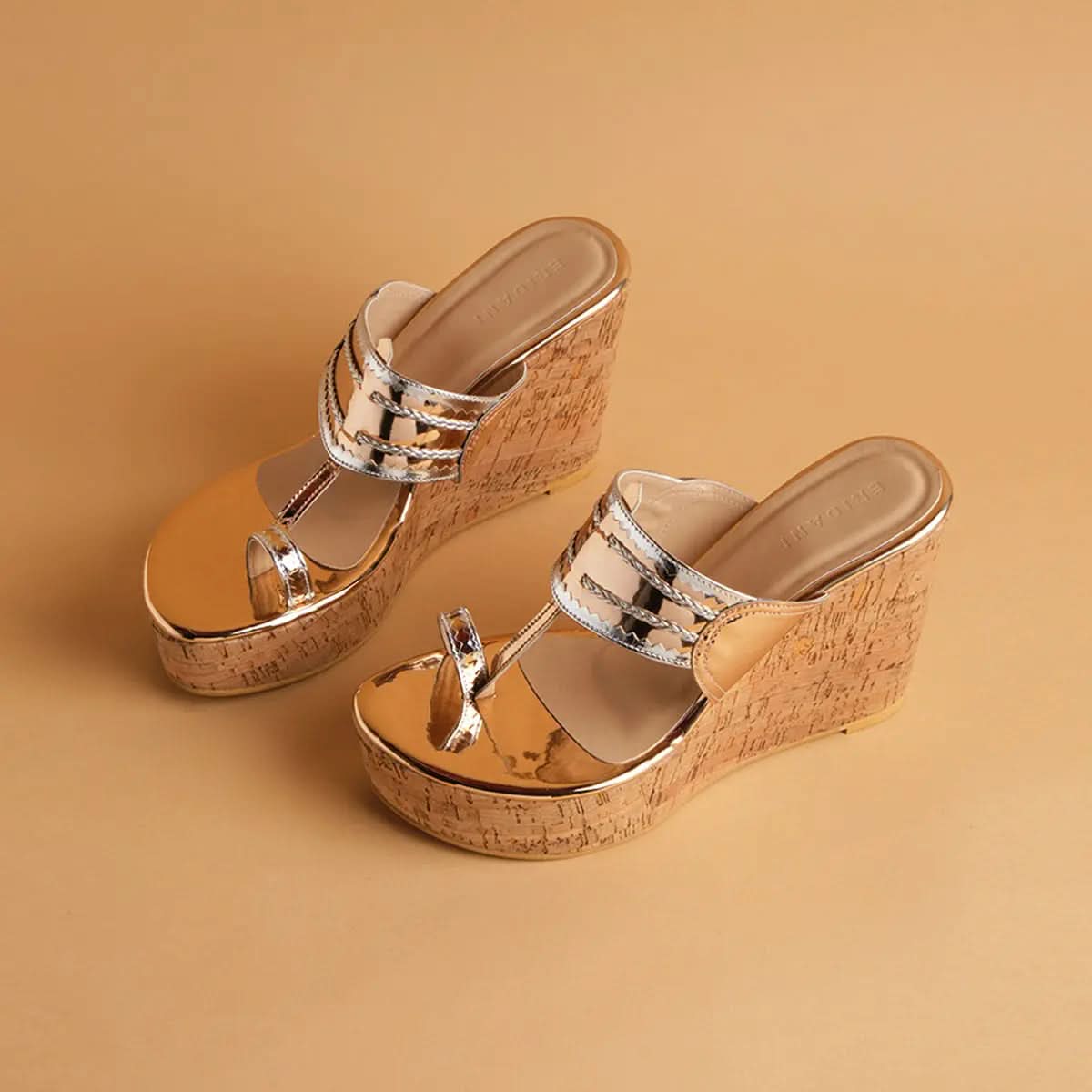 Rosa Kolhapuri Wedges AF Shoe Co