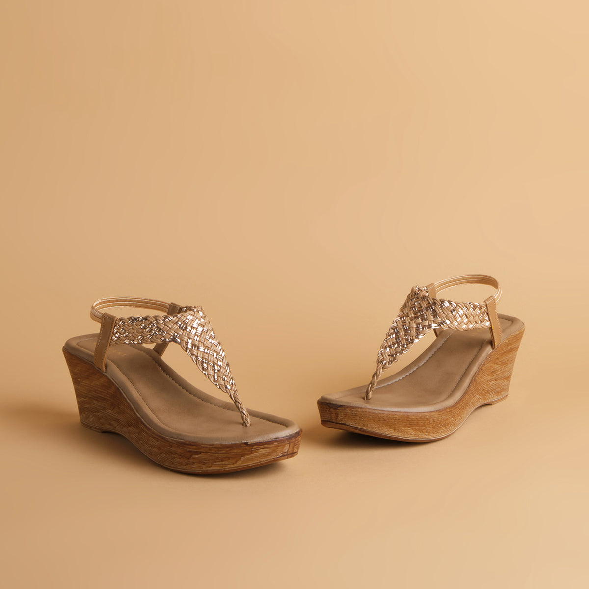 Flavia Woven Wedges