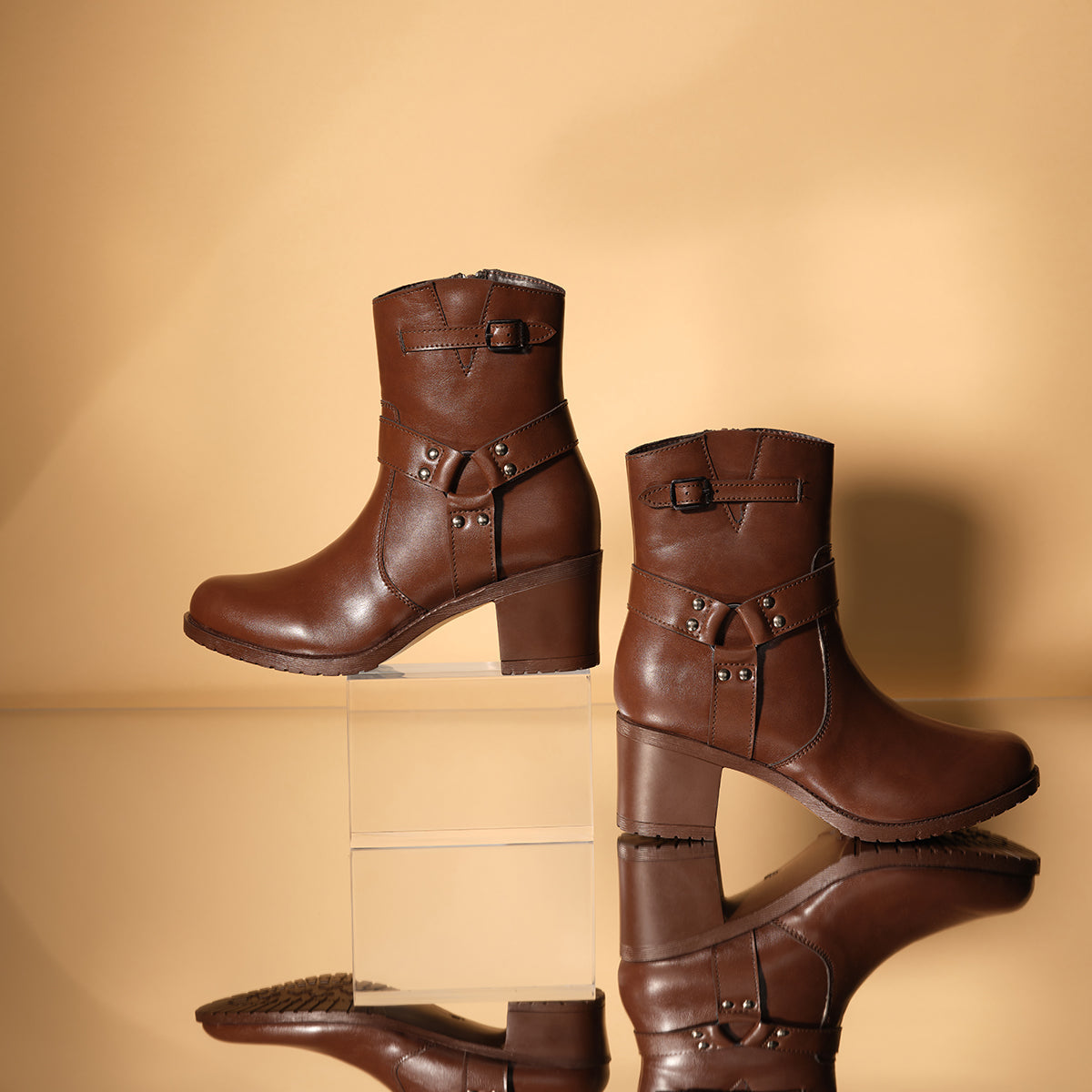 Wyona Mid Calf Boot Baxxy Footwear Eridani