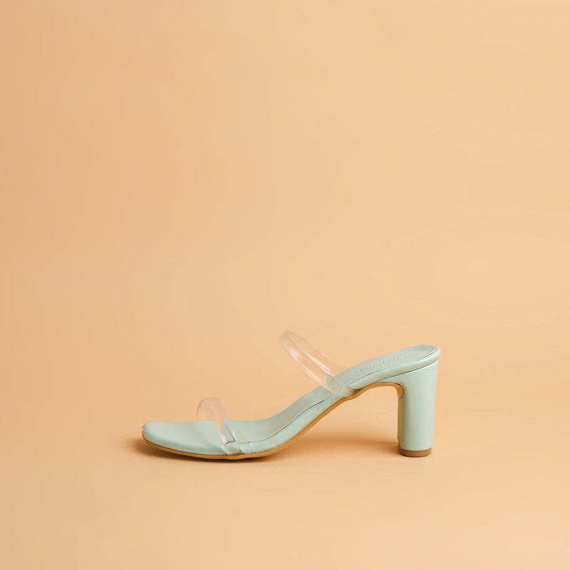 Ishcia Transparent Strap Heels