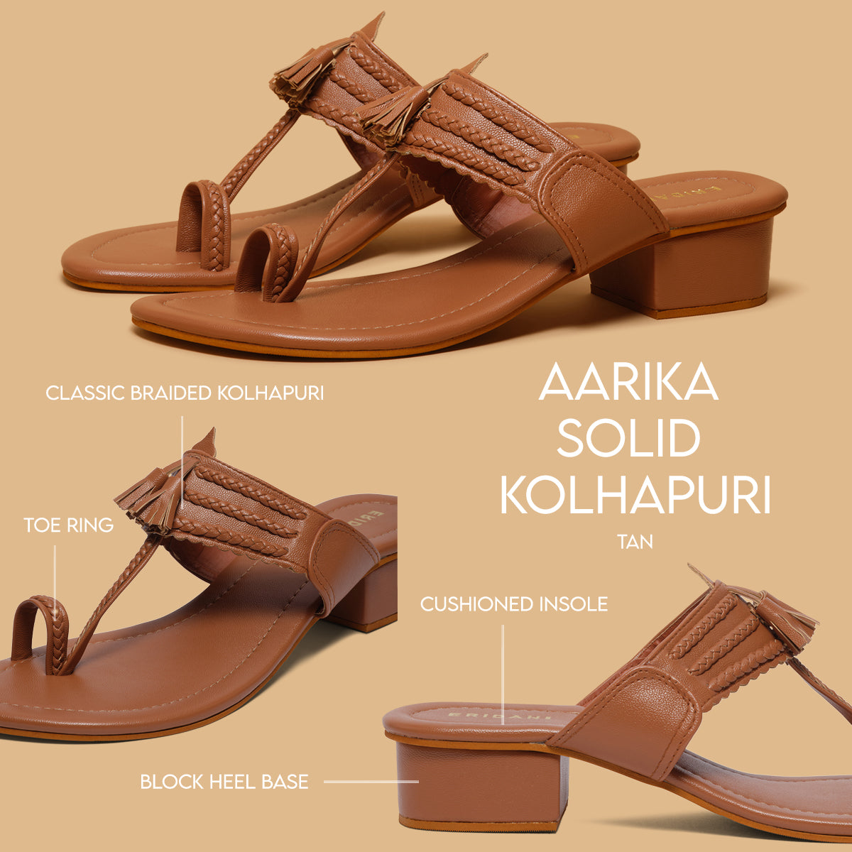 Aarika Solid Kolhapuri New Shoeb Eridani