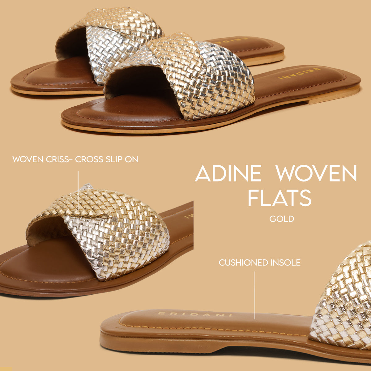 Adine Woven Flats Ahmad Arts Eridani
