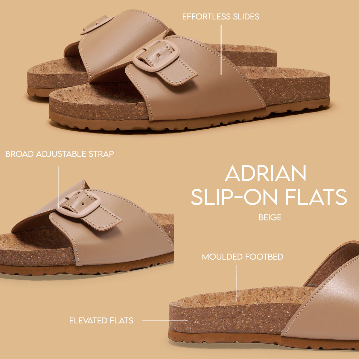 Adrian Slip-on Flats SilverStar Footwear Eridani