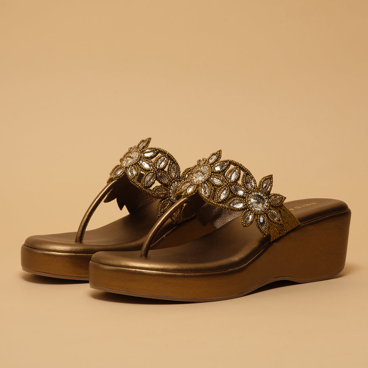 Ahvi Embellished Wedges